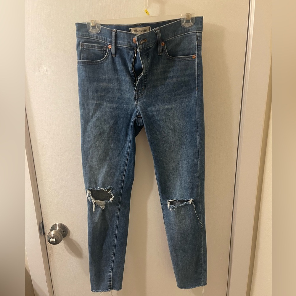 Madewell 9” midrise skinny jean (like new)